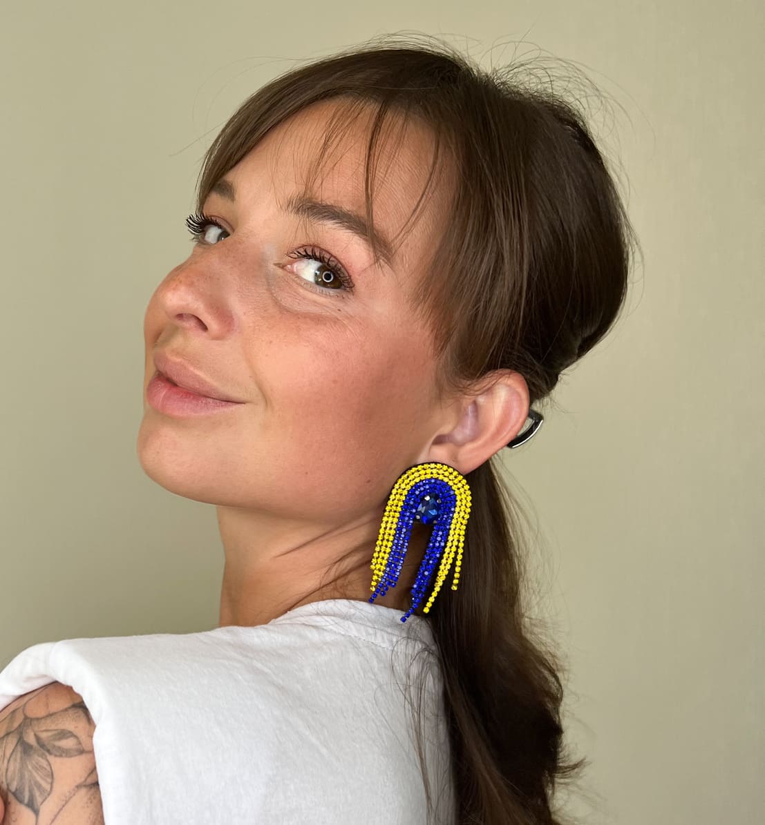 Hellen.V - Ukrainian Designer Dangle Earrings