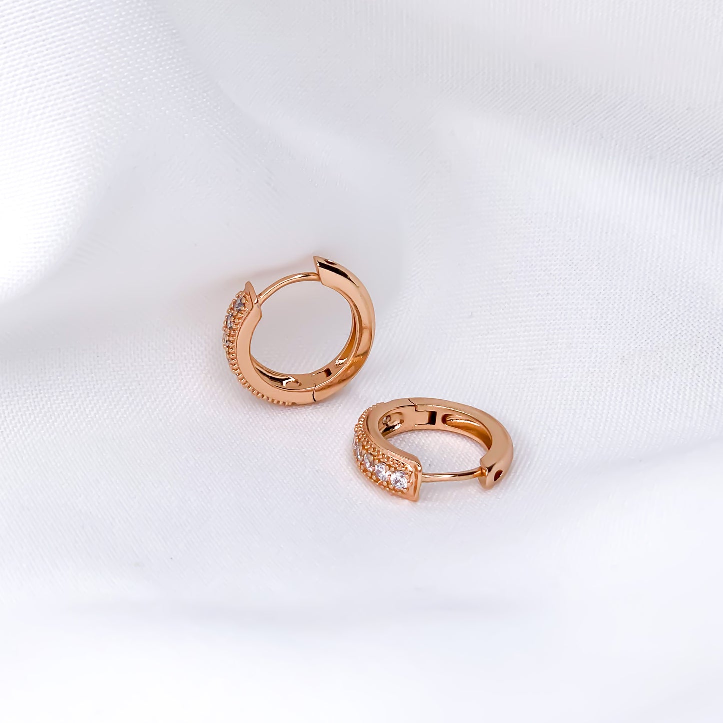 18mm Gold and Silver Hoop Earring Set