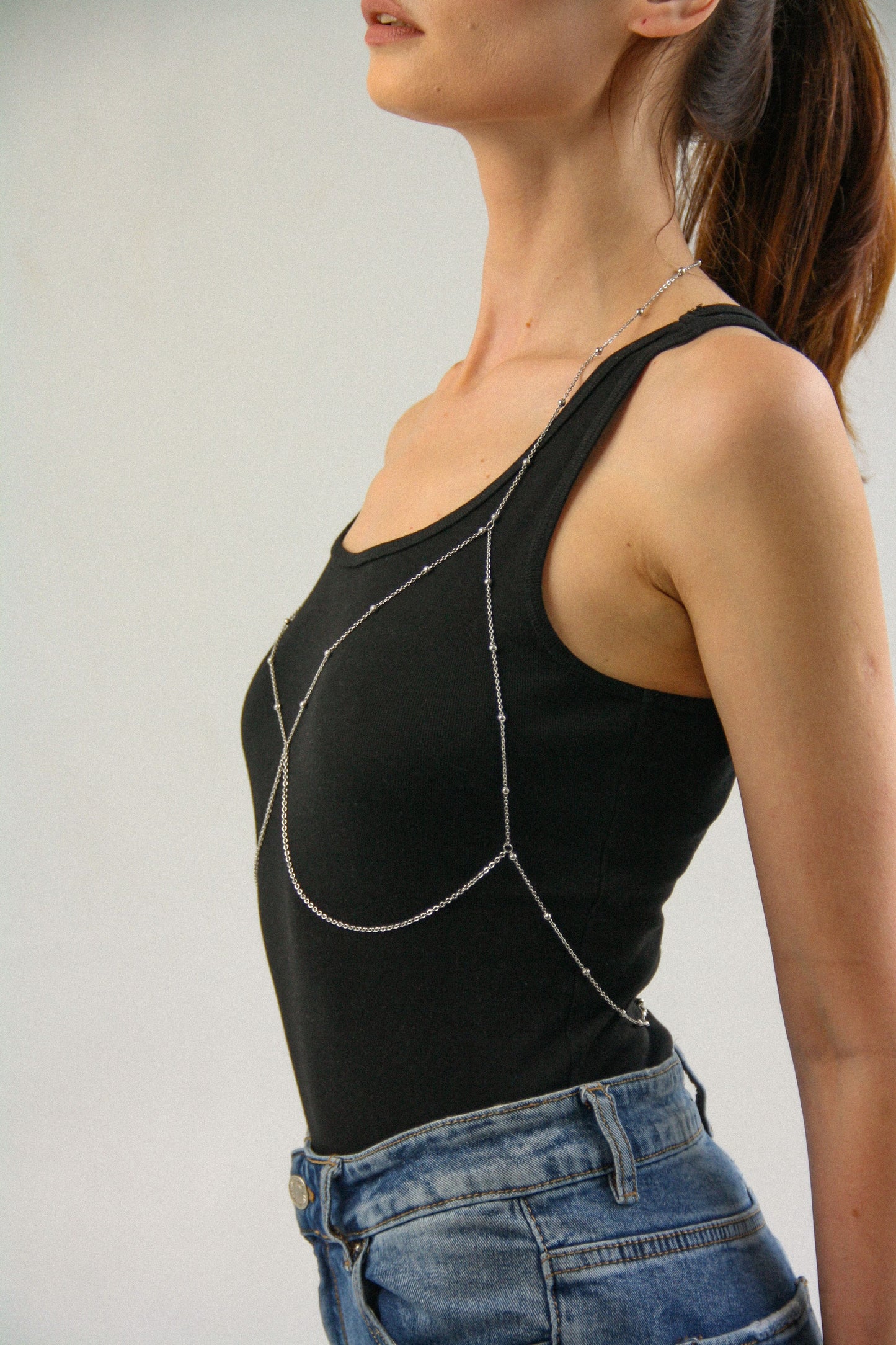 Stainless Steel Body Chain Necklace