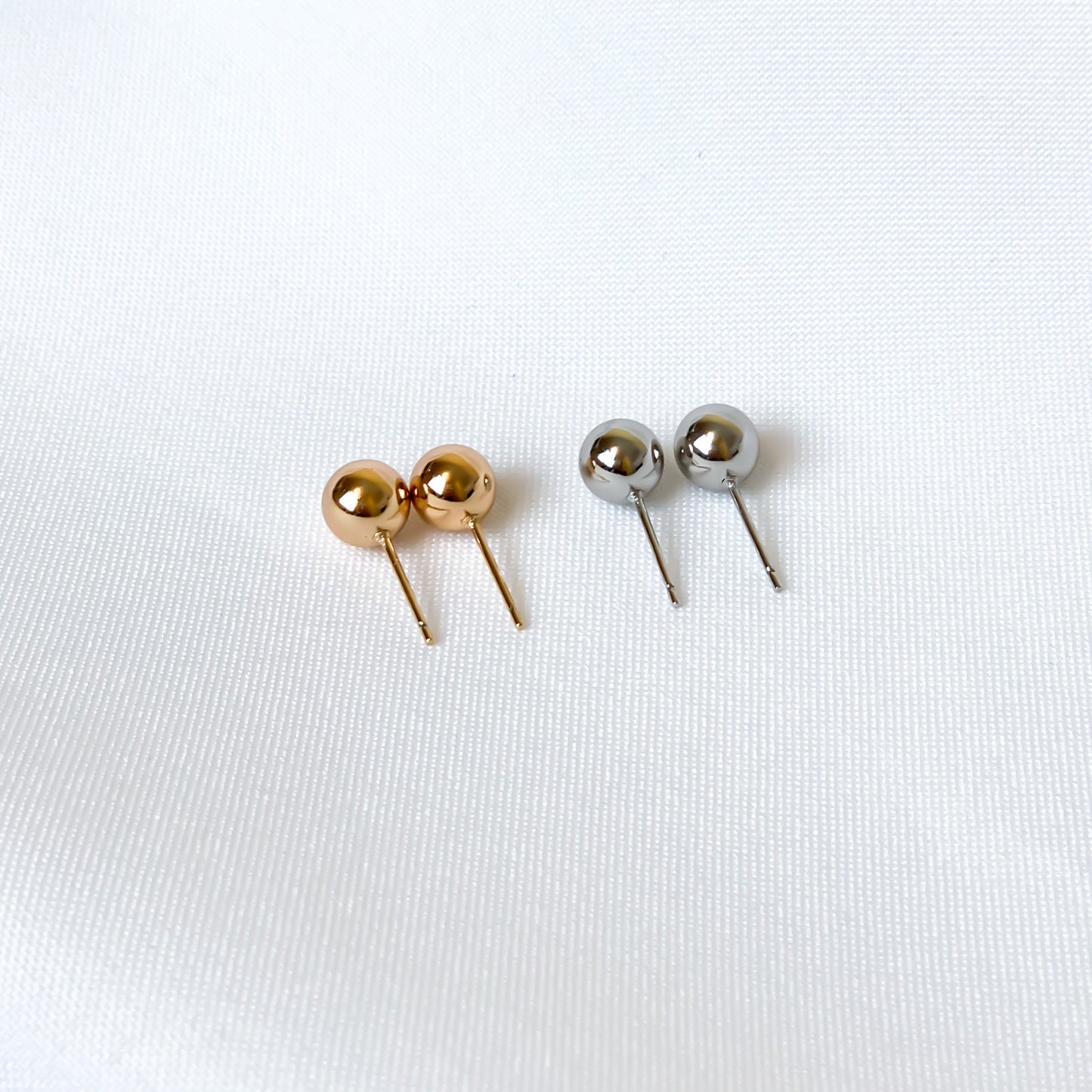 Gold and silver balls studs