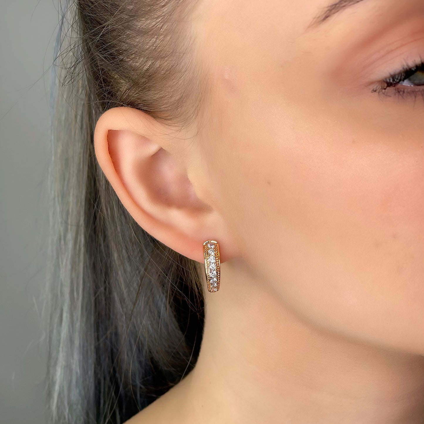 18mm Gold and Silver Hoop Earring Set