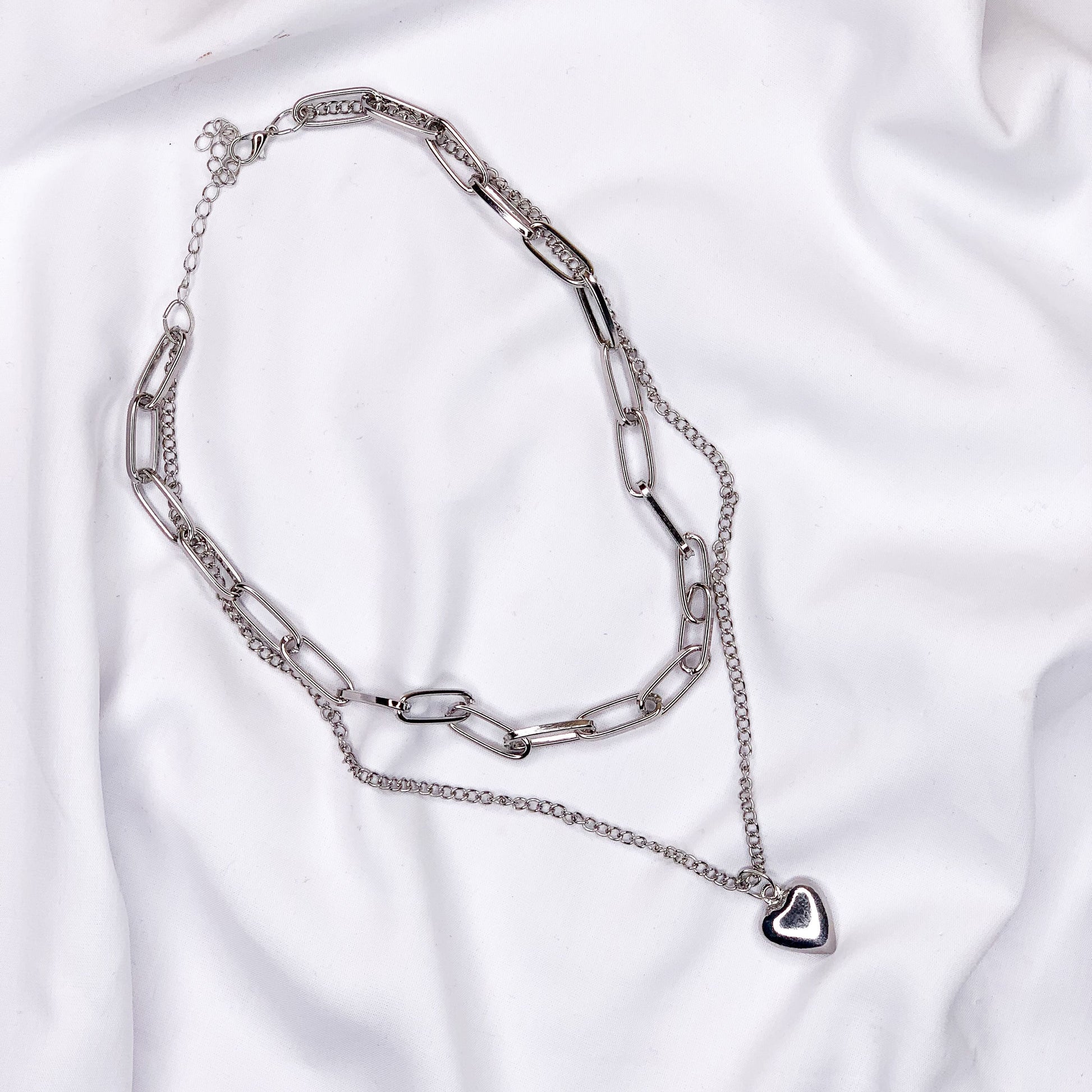 Hellen.V - Steel Necklaces | Chain Heart Pendant | Necklace