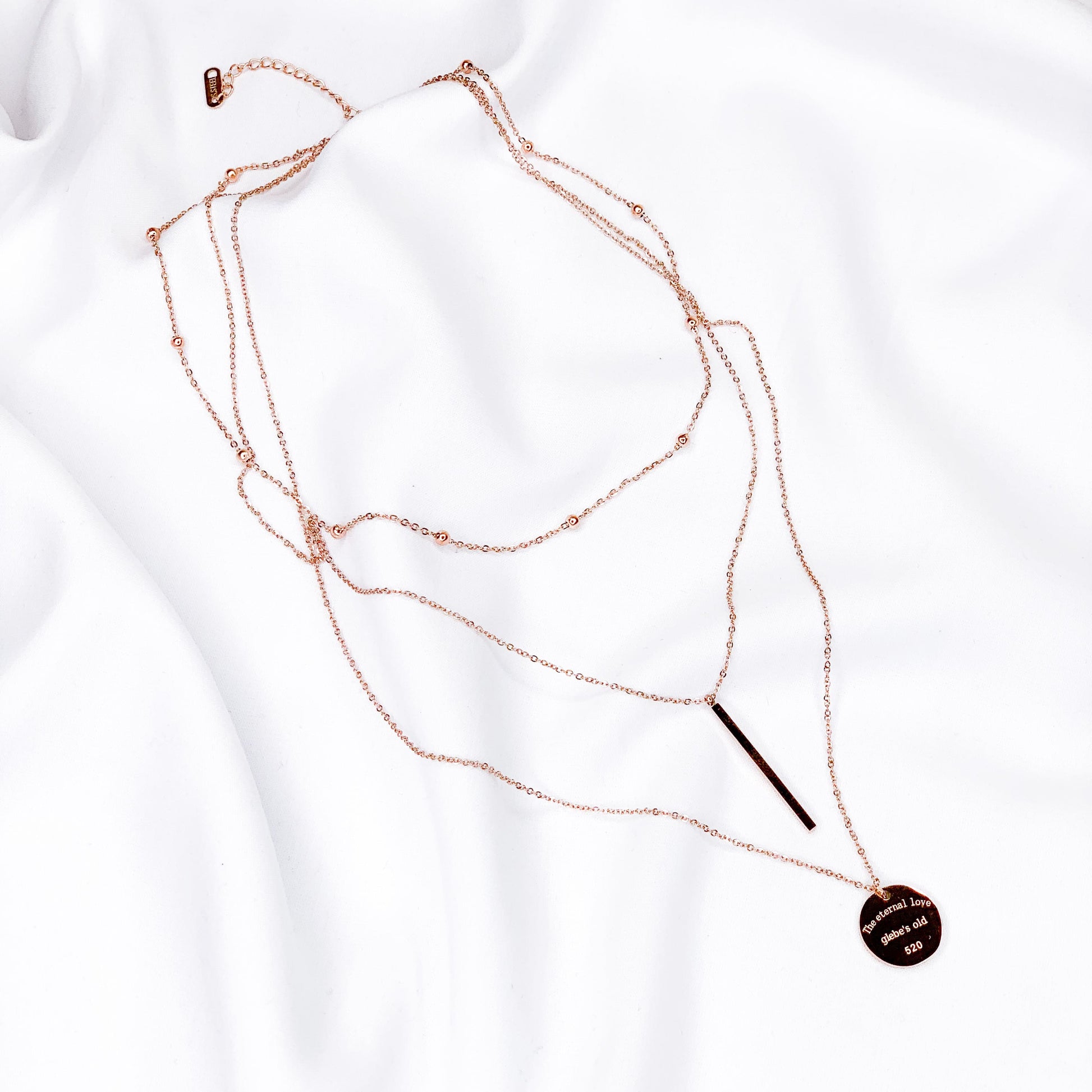 Hellen.V - Rose Gold Necklace | Chain Pendant