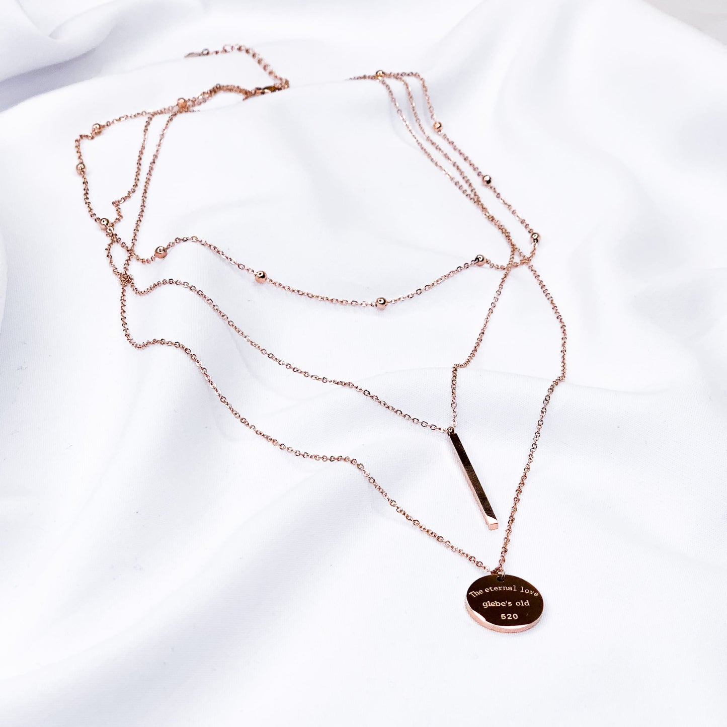 Hellen.V - Necklaces | Rose Gold | Chain Pendant